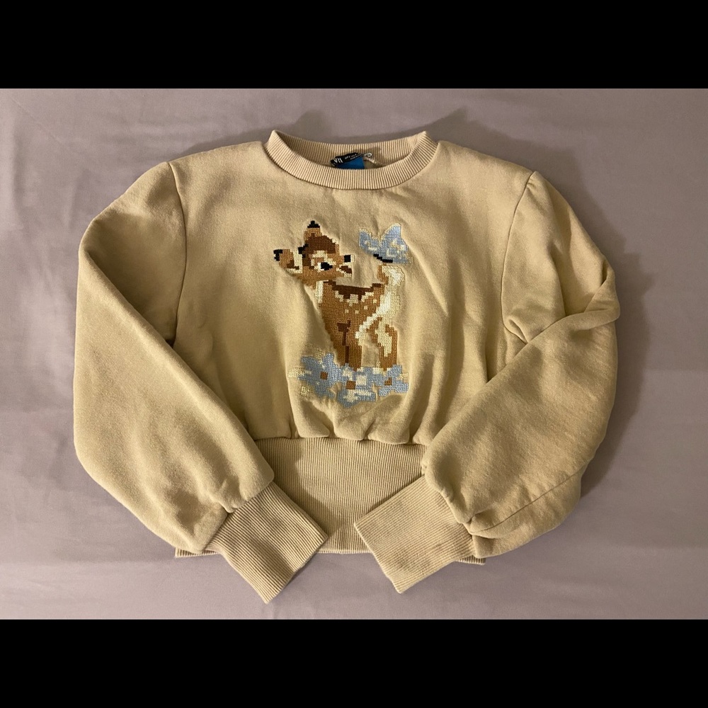 Zara Bambi dear sweatshirt